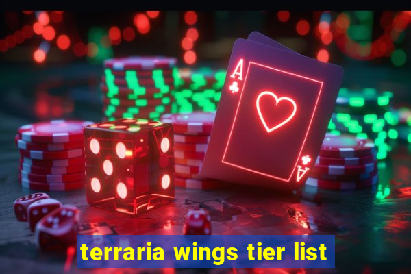 terraria wings tier list